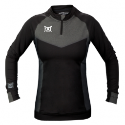CINDY LADIES WARMING UP SHIRT BLACK