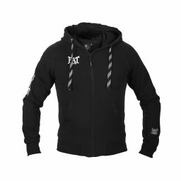 STROM HOODED SWEATJACKET BLACK