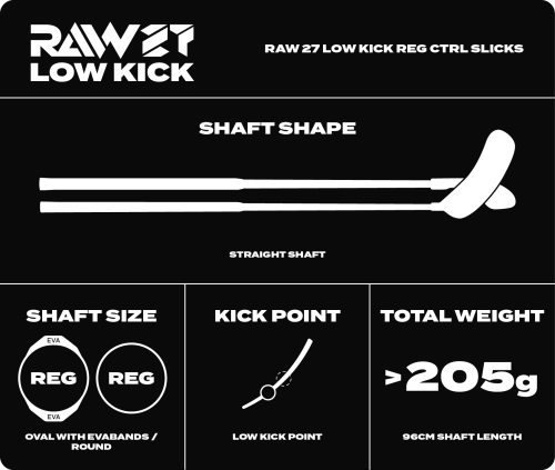 SPECS 2025_RAW 27 LOW KICK REG CTRL SLICKS