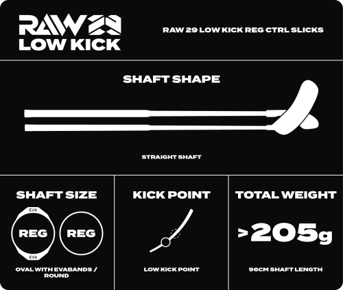 SPECS 2025_RAW 29 LOW KICK REG CTRL SLICKS